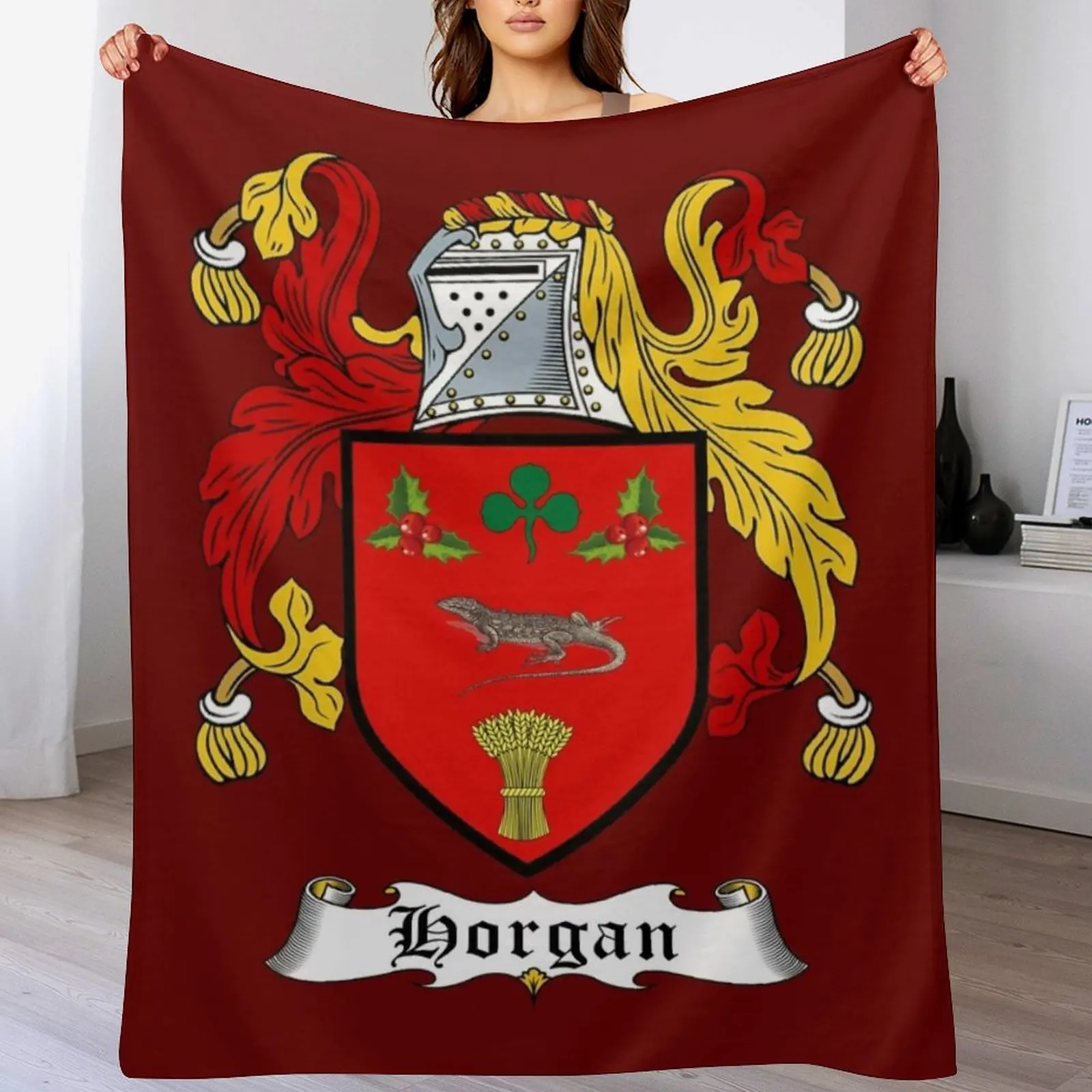 HORGAN FAMILY CREST плед флис