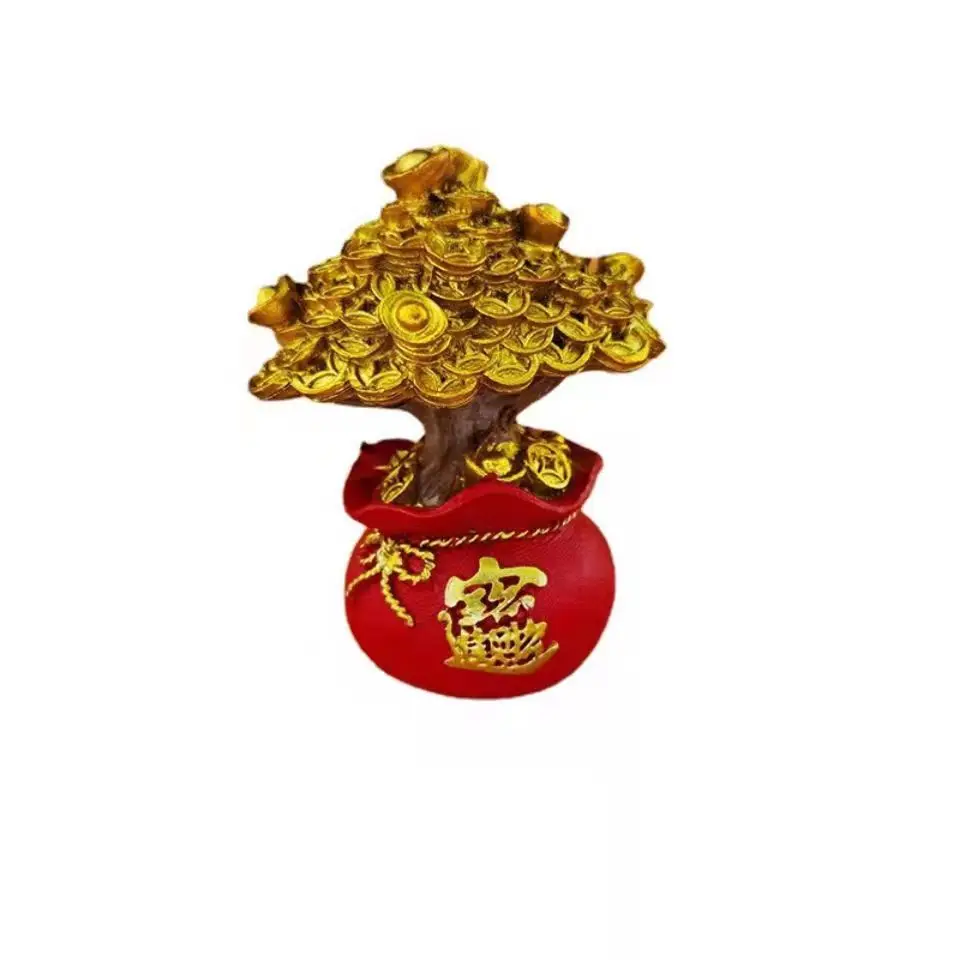 

Feng Shui Fa Cai Money Tree Lucky fortune Home Decor Crafts Small Ornaments