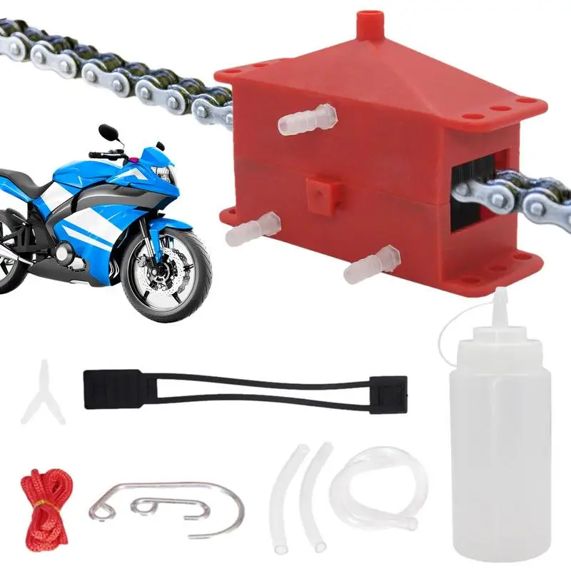 

Система очистки цепи от смазки мотоцикла