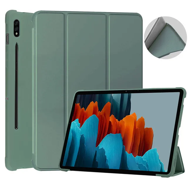 Funda de silicona suave Para tableta Samsung Galaxy Tab S8, cubierta inteligente...