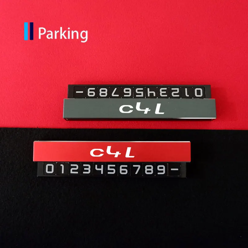 

Hidden Car Styling Parking Number Card For Citroen C4L Stop Card For Citroen C2 C3 C4 C5 X7 C5 DS3 DS5 DS4 Xsara Picasso C4L