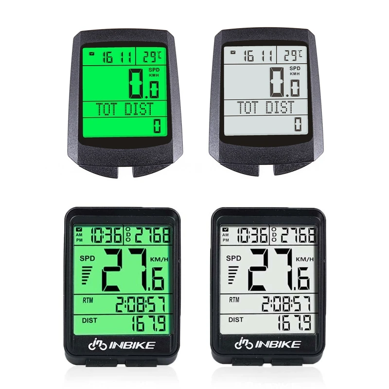 

Waterproof Computer Wireless And Wired MTB Bike Cycling Odometer Stopwatch Speedometer Watch LED Digital Rate