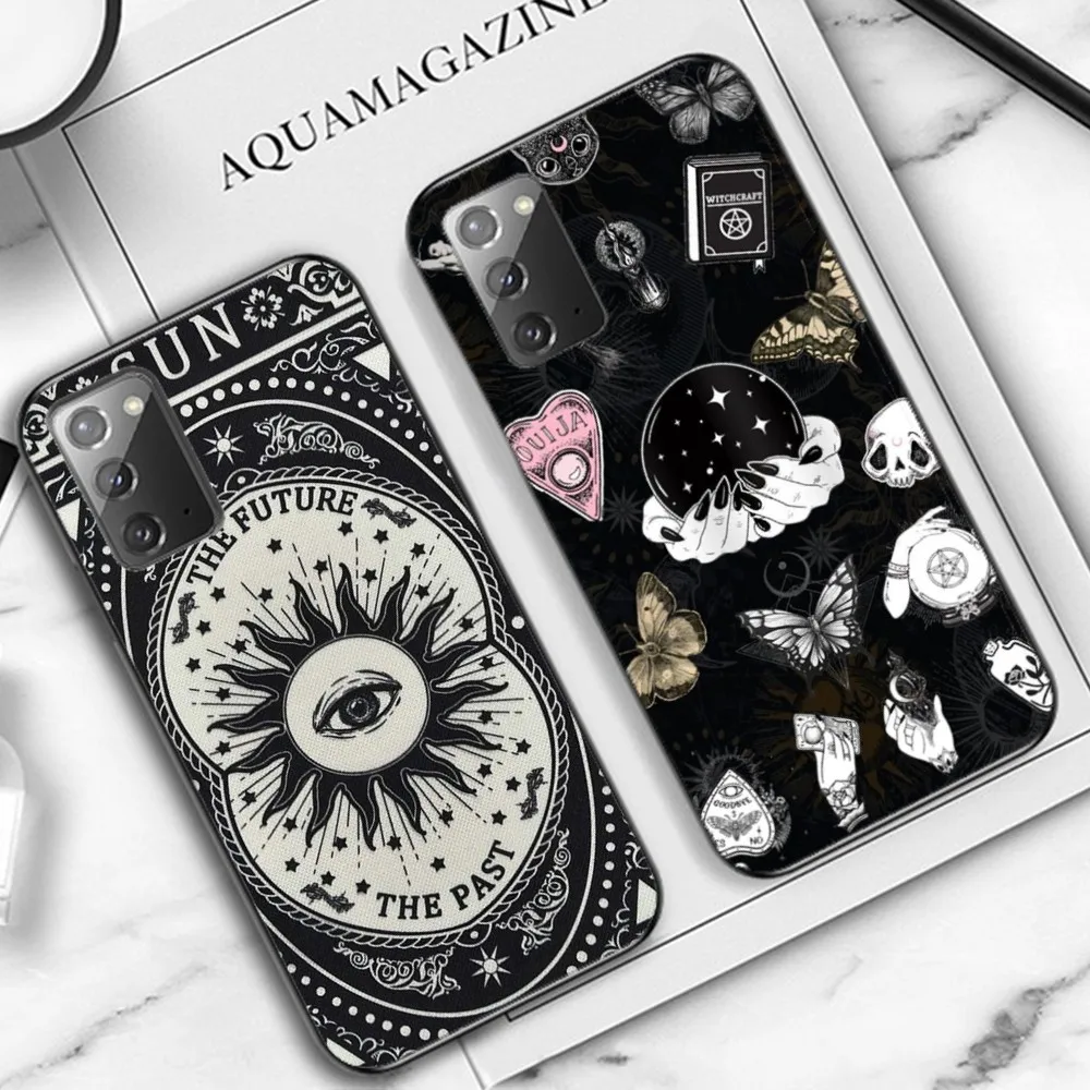 

Witches moon Tarot Mystery totem Phone Case For Samsung Note 8 9 10 20 pro plus lite M 10 11 20 30 21 31 51 A 21 22 42 02 03