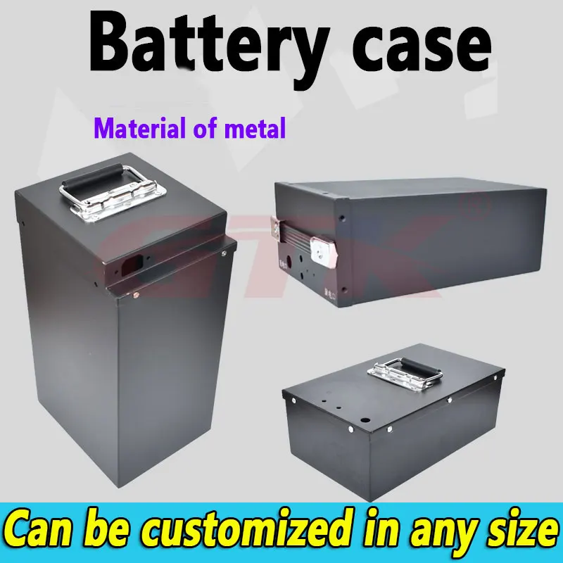 

Gtk Battery Box Big Shell Power Bank Case Lithium battery metal case Can DIY 12V 24V 36V 48V 60V 72V 40~100AH Electric bicycle