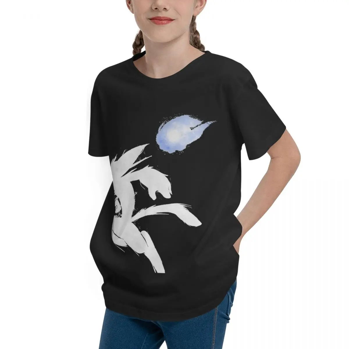 Классическая Базовая футболка для подростков Ori And The Blind Forest с коротким рукавом