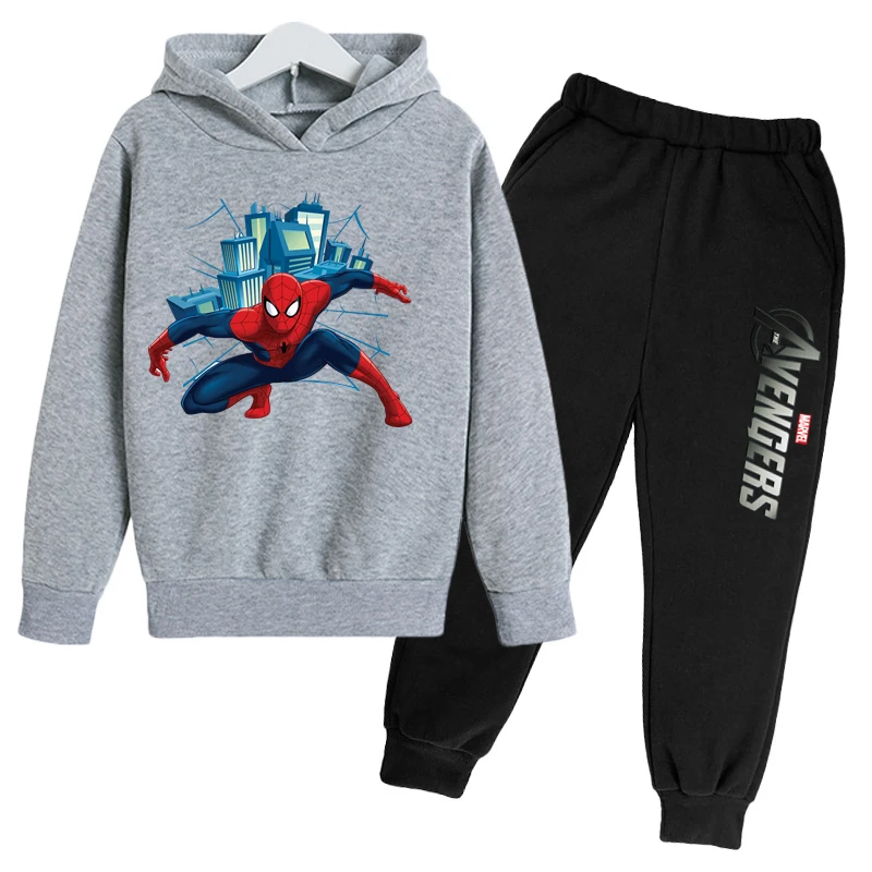 

Новое поступление, Осенний Свитшот Marvel-Человек-паук для мальчиков и девочек, Лидер продаж, детская одежда с Мстителями, спортивный костюм с ...