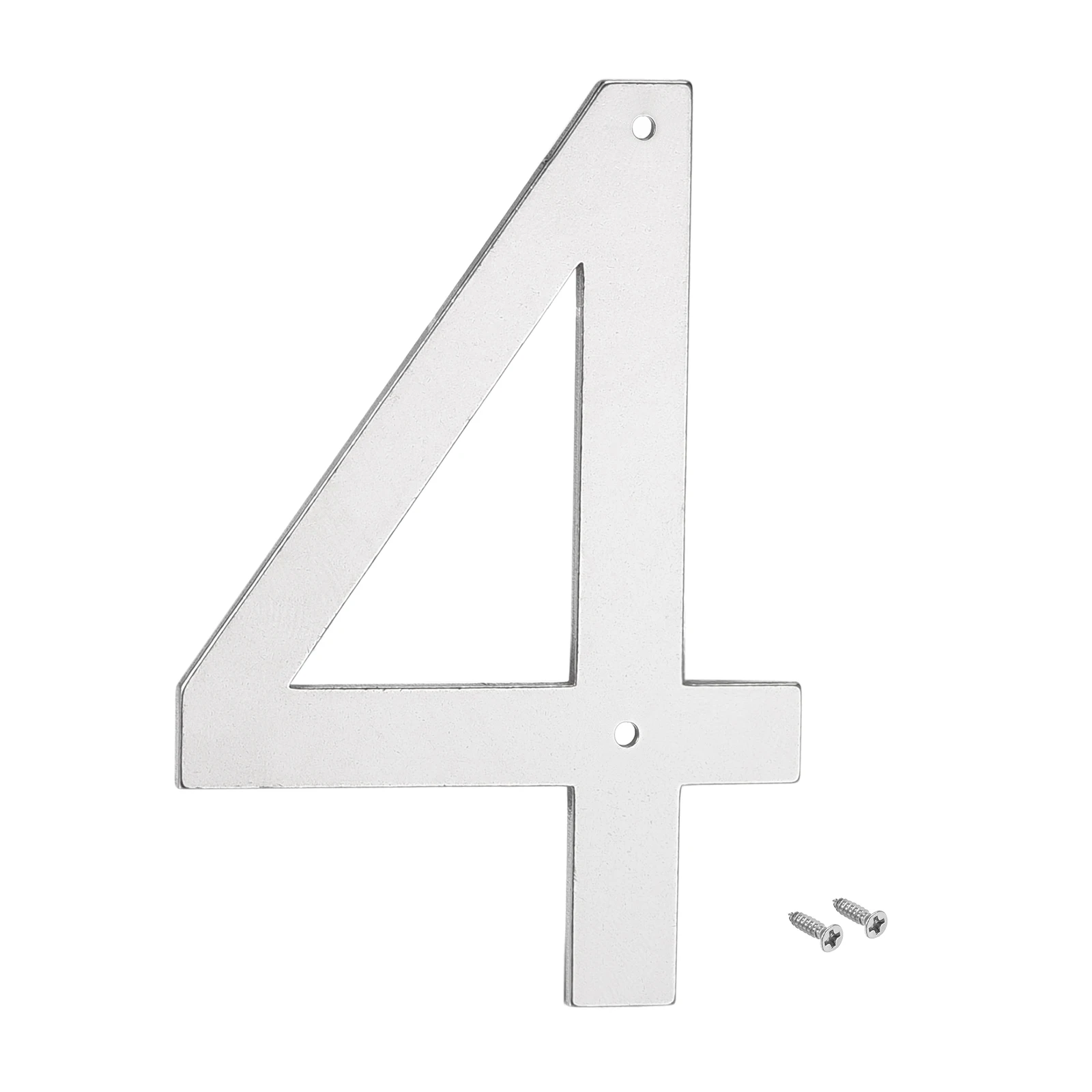 

Uxcell 6 дюймов 304 полировка номера дома из нержавеющей стали для дверного почтового ящика (номер 4)