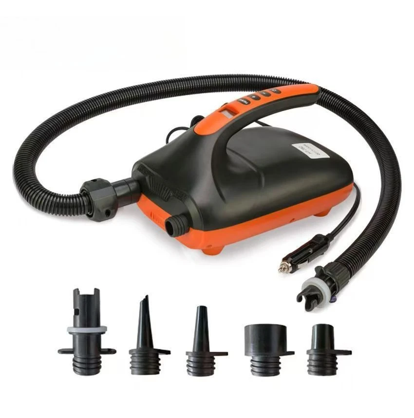 Фото DC12V 110W для надувных лодок, каяков, SUP-досок HT-790, перезаряжаемый электрический насос для накачивания и сдувания, 6000 мАч. №4