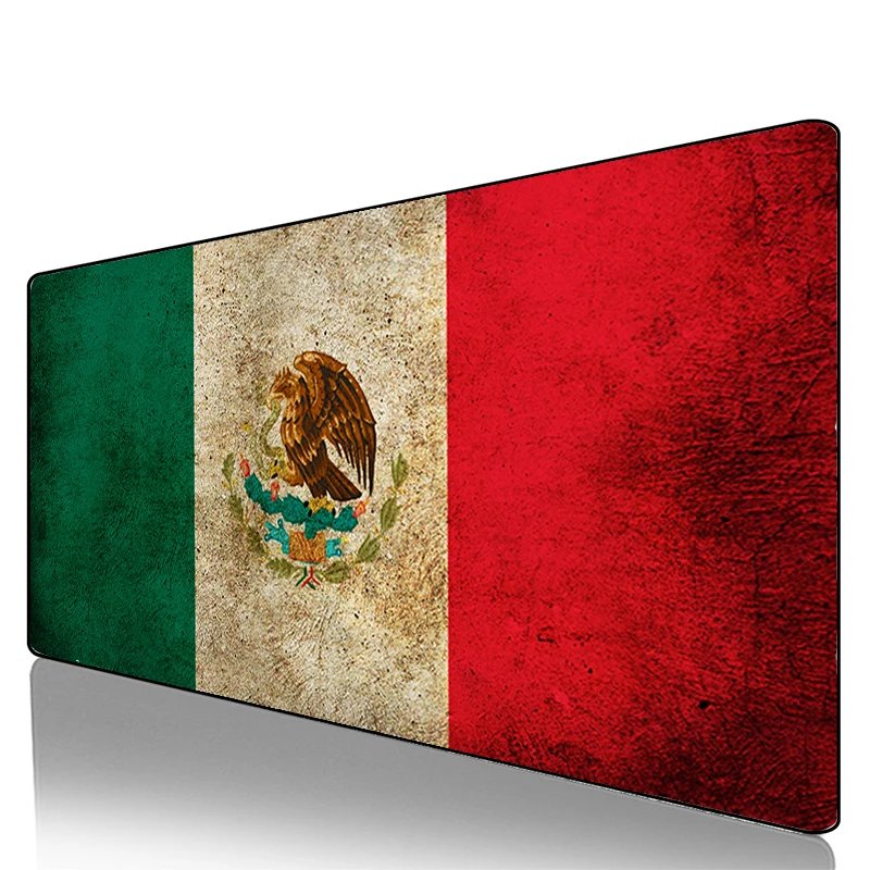 

Игровой коврик для мыши с мексиканским флагом, Противоскользящий коврик для мыши 900x400 с аниме, Офисные аксессуары, коврик для мыши для ноутб...