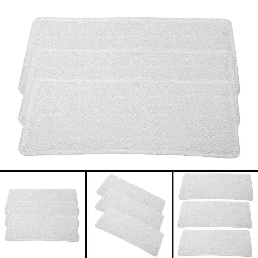 

3pc Washable Replacement Pad Microfibre Cloths ForVileda Steam XXLSteam Cleaner Dry And Wet Usage Mop Cloths Pad Floor Cleaning