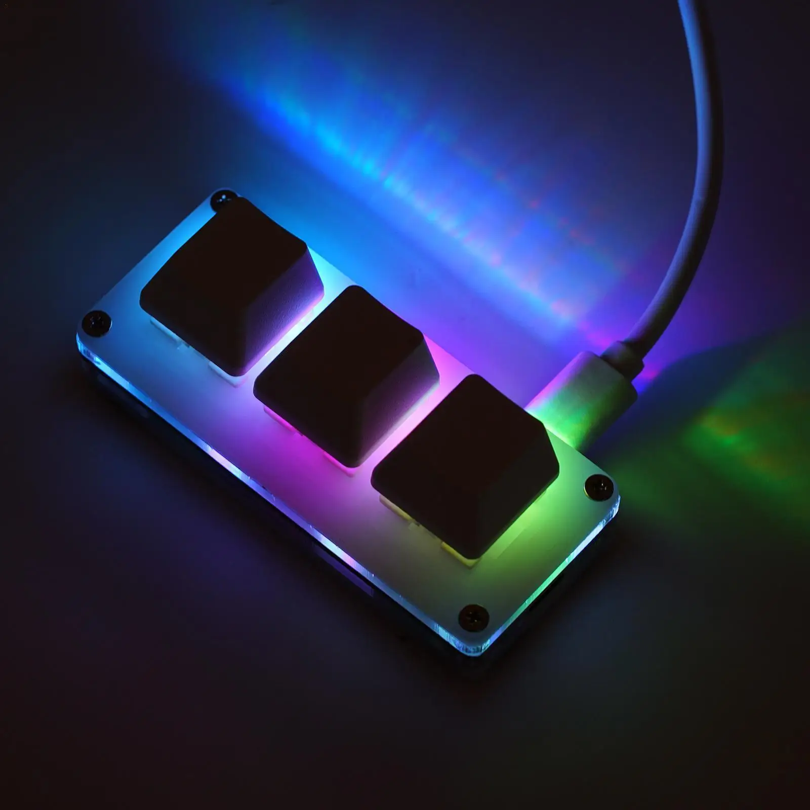 

Программирование макроклавиатуры на заказ RGB 3 клавиши OSU игровая клавиатура Мини клавиатура механические макропады пресеты для Alt-Y,Alt-V,Alt-A