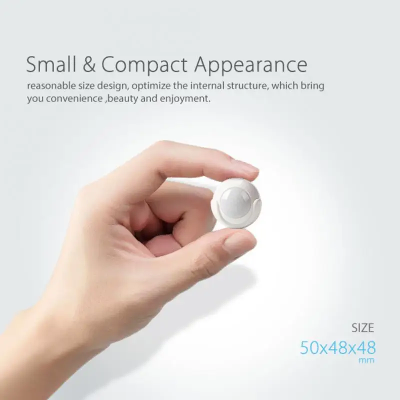 

CORUI Tuya WiFi PIR Motion Sensor Smart Home Wireless Human Body Infrared Detector Security Burglar Alarm SmartLife APP Control