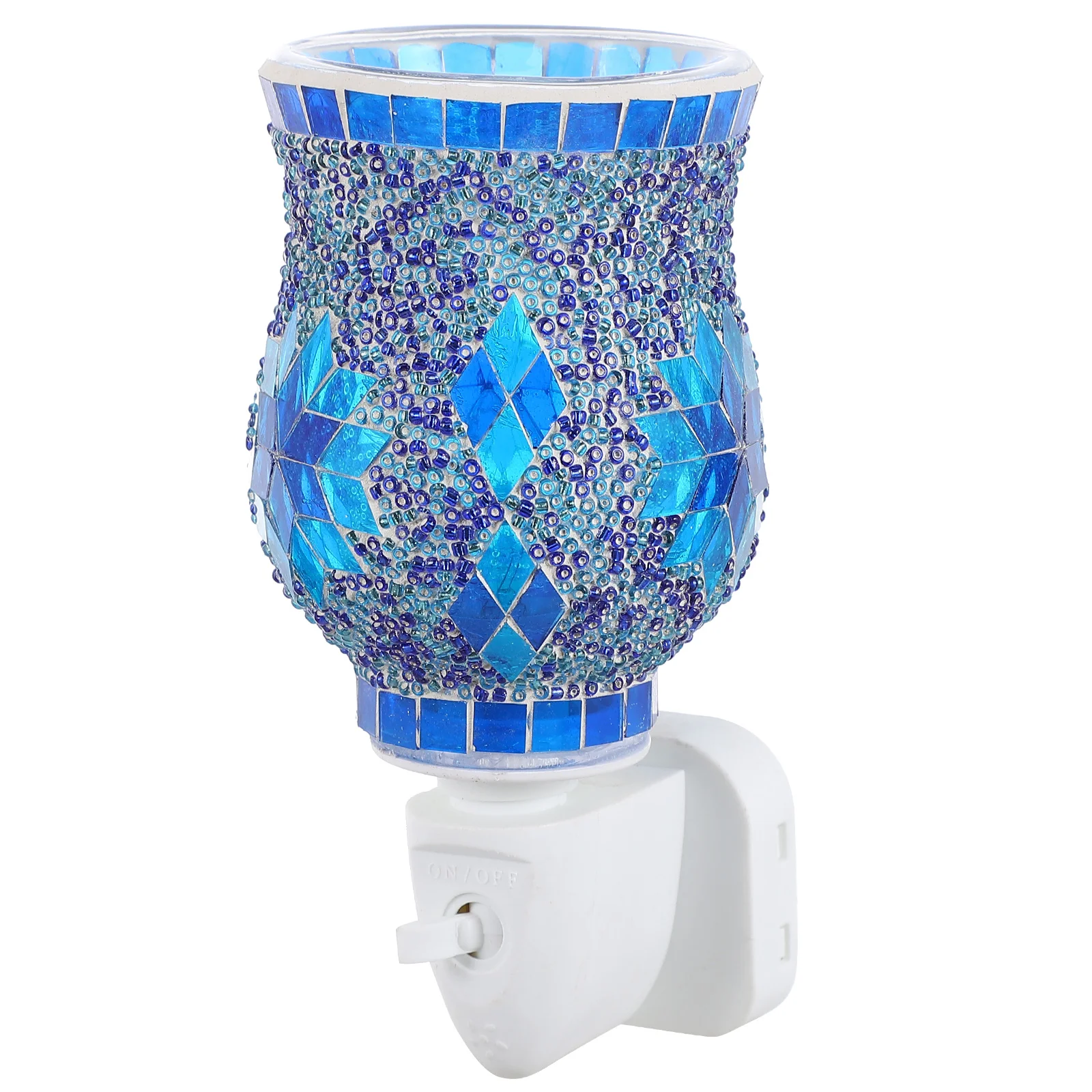 

Creative Mosaic Plug-in Warmer Home Melting Wax Warmer Lamp (UK Plug)