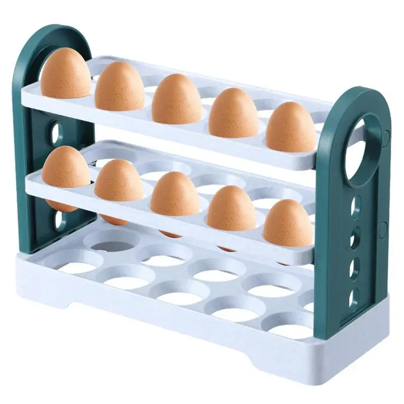 

Egg Storage Container Large Capacity Egg Storage Container Reusable And Durable Egg Organizer For Refrigerator