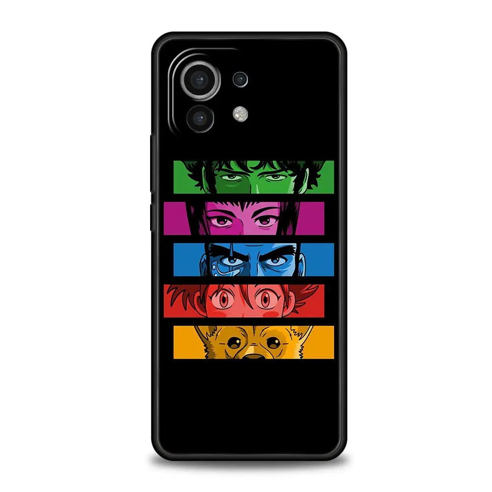 Hot Anime Cowboy Bebop Phone Case For Xiaomi Poco X4 X3 NFC F3 F4 M3 M4 Mi Note 12T 10 12 11 Ultra 11T Pro 10T Lite 9T 5G Cover