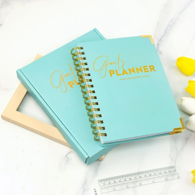 

Practical 2023 Schedule Notebook Weekly & Monthly Planner Notepad Efficient Life-Planner Journals for Home Office School K1KF