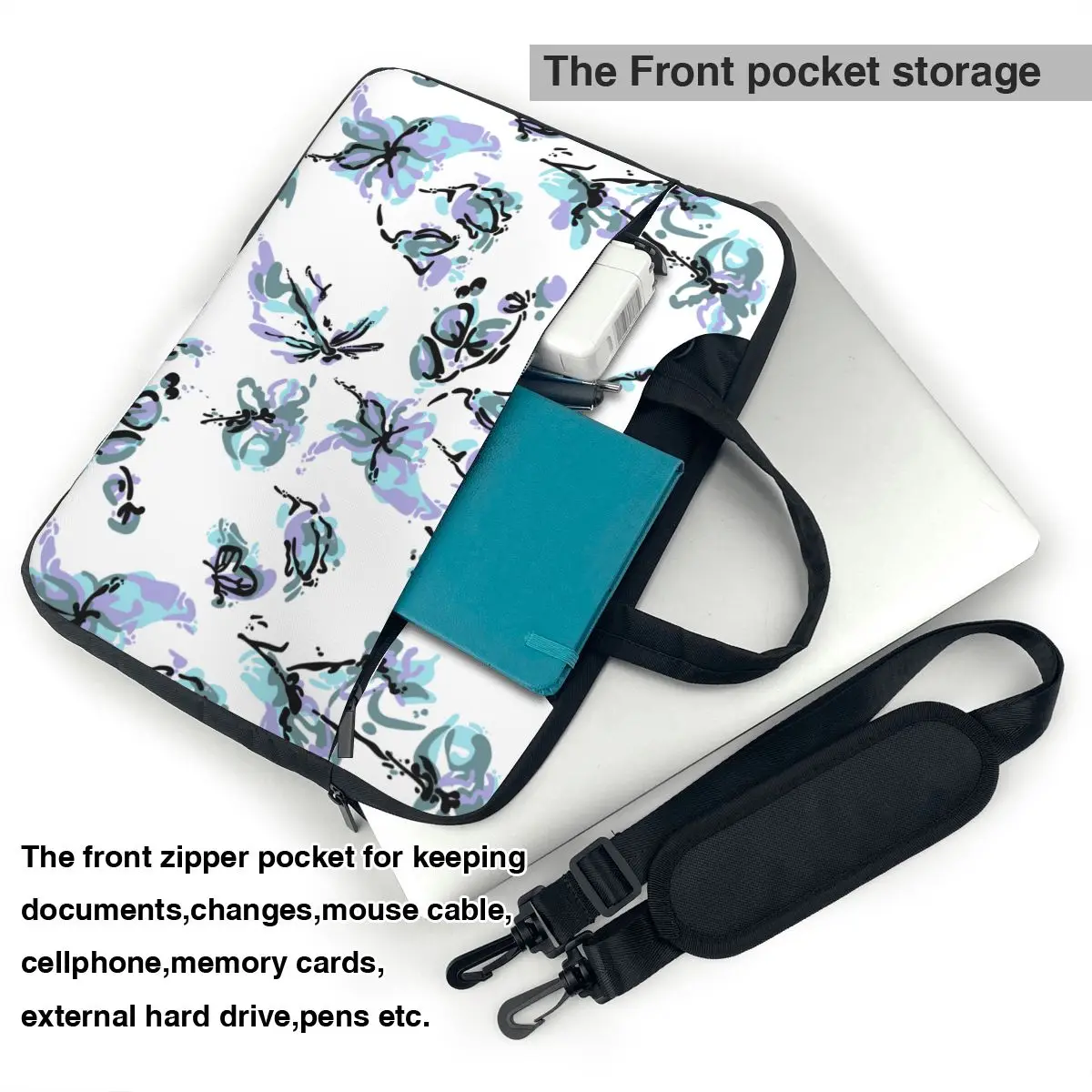 Рисунок 3 - Чехол для ноутбука с цветочным