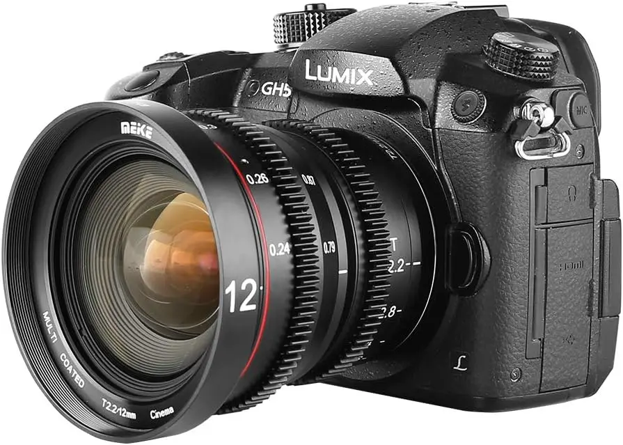 Meike 12 мм 16 25 35 50 65 85 T2.2 с ручной фокусировкой и фиксированным кинотеатральным