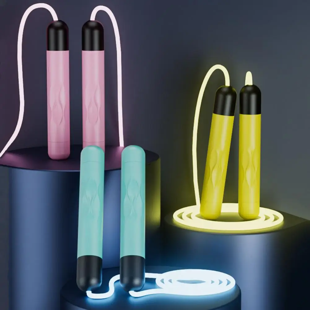 

LED Light Jump Rope Rapid Speed Jump Rope Skipping Rope Adult Jump Rope Weight Loss Children Sports Portable Fitness Equipment