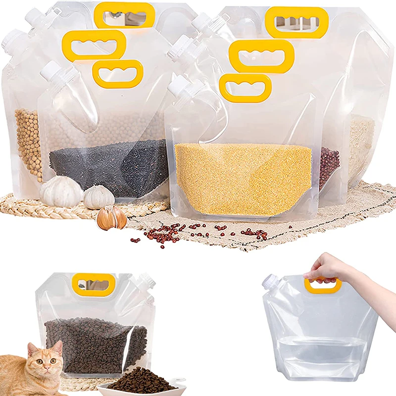

Герметичный пакет для хранения, пакет для упаковки риса, влагостойкий и устойчивый к насекомым прозрачный утолщенный портативный пакет для пищевых продуктов