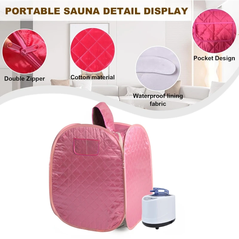Портативная Складная Паровая сауна спа палатка с паровым отпаривателем