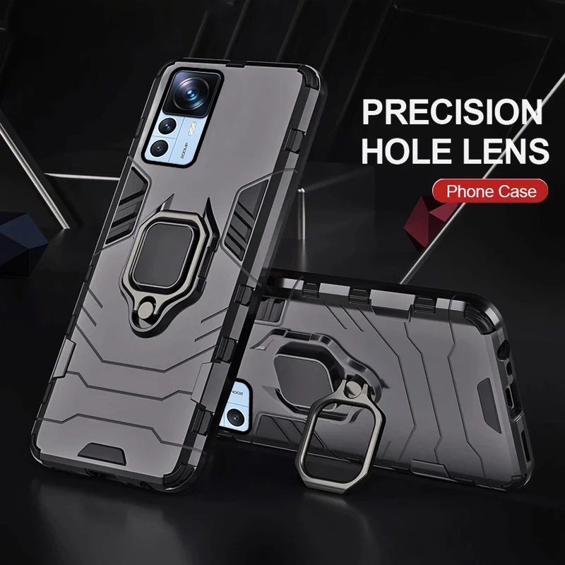 

For Xiaomi 12T Pro Case Magnetic Holder Ring Shockproof Coque Xiomi Xaomi Xiami Mi 12 T Pro Hard Protect Fundas Mi12T Xiaomi12T