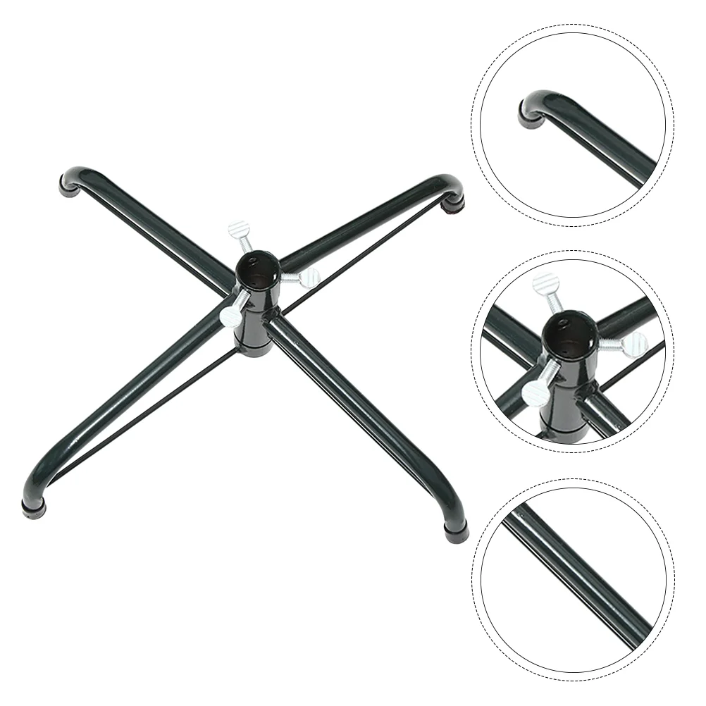 

Green Decorations Christmas Tree Base Xmas Rack Stand Holder Artificial Bracket Supplies Metal