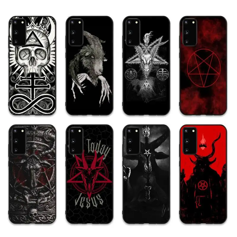 

Devil Satan Phone Case for Samsung S10 21 20 9 8 plus lite S20 UlTRA 7edge