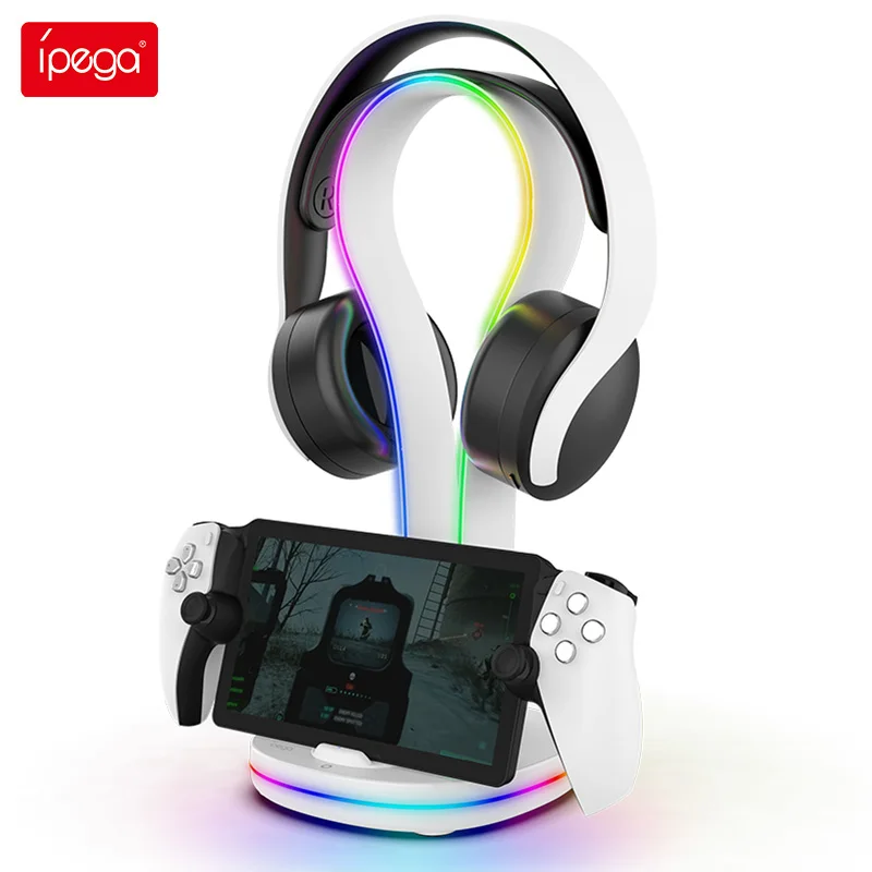Подставка для гарнитуры Ipega и магнитная зарядная док-станция RGB PlayStation Portal