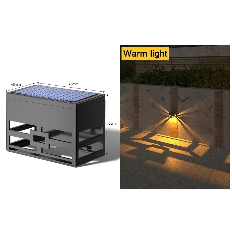 

Солнечный настенный светильник RGB