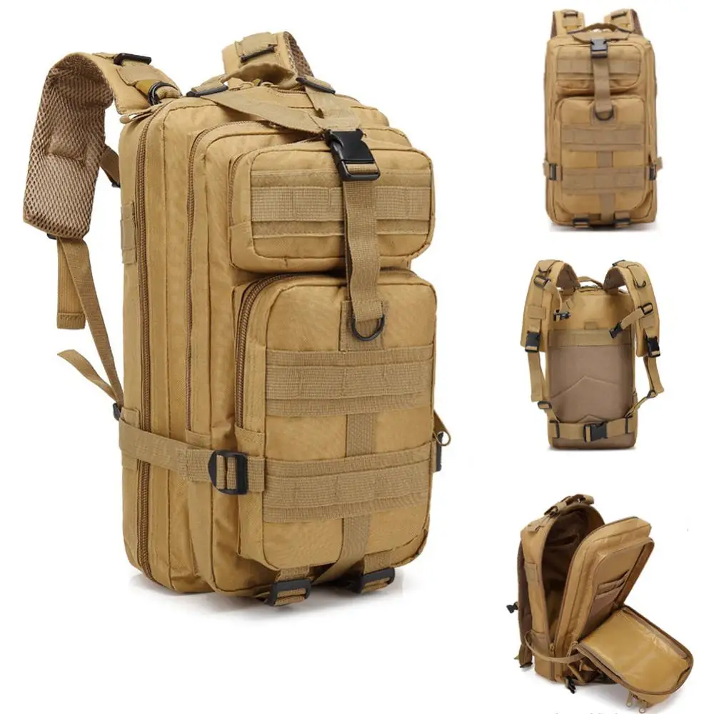 

3D Outdoor Sports Bag Multifunction Camouflage Backpack Military Fan Mountaineering Hiking Bag Shoulder 3P Tactical Backpack