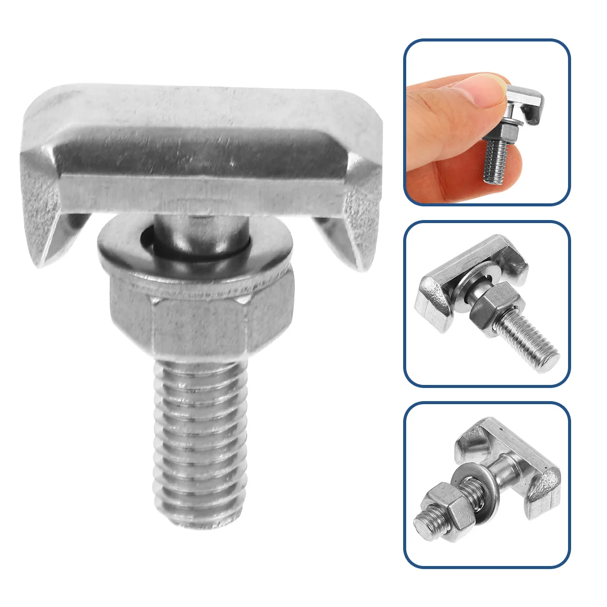 

2 Pcs T Bolt Nut Car Batteries Car Terminal Bolt Bolts Nuts Cable Terminal Stainless Steel Car Screw
