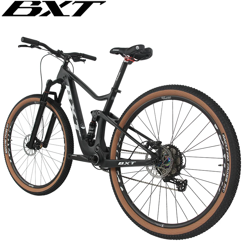 BXT 29er Complete Carbon Fiber Mountain Bike Thru Axle 1x11Speed Carbon MTB 29in Suspension Bicycles BOOST MTB BIKES images - 6