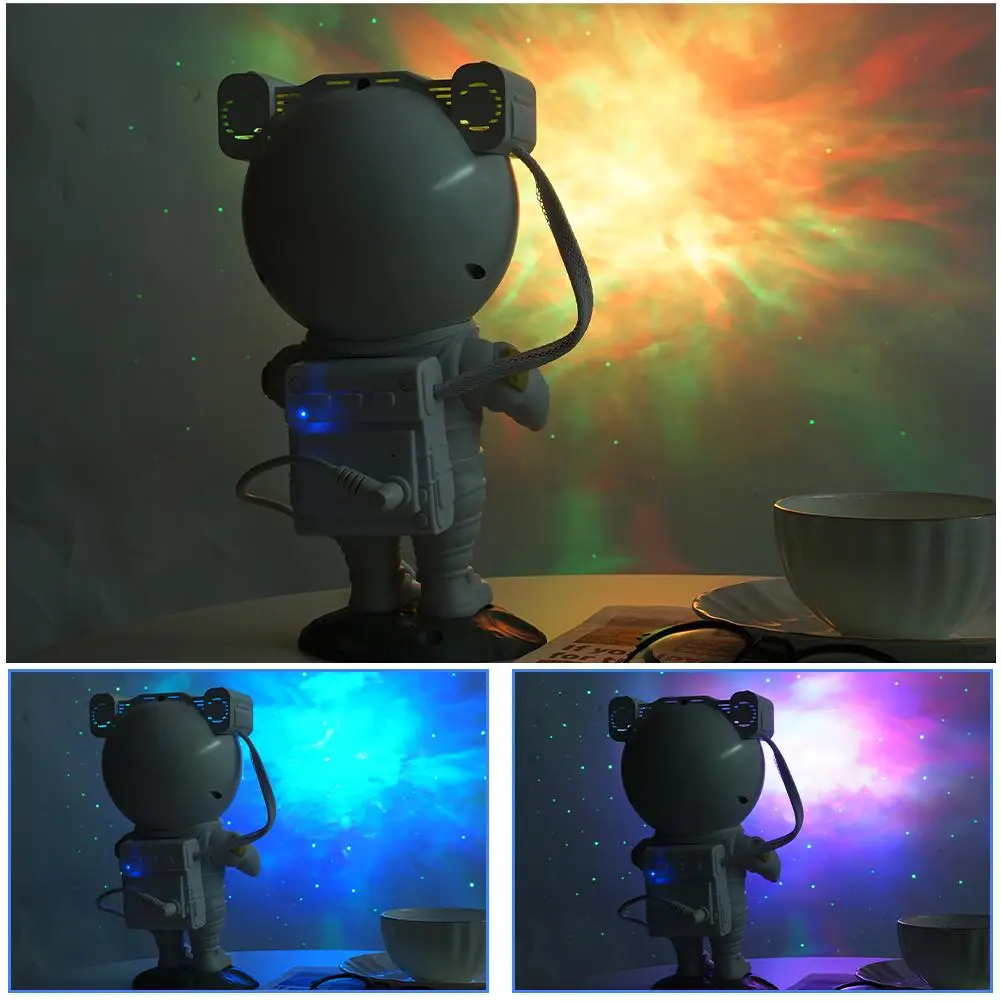 

Астронавт Звездный проектор галактика декоративные лампы Потолочный проекционный светильник с дистанционным управлением и 360 ° регулируемый Декор для спальни