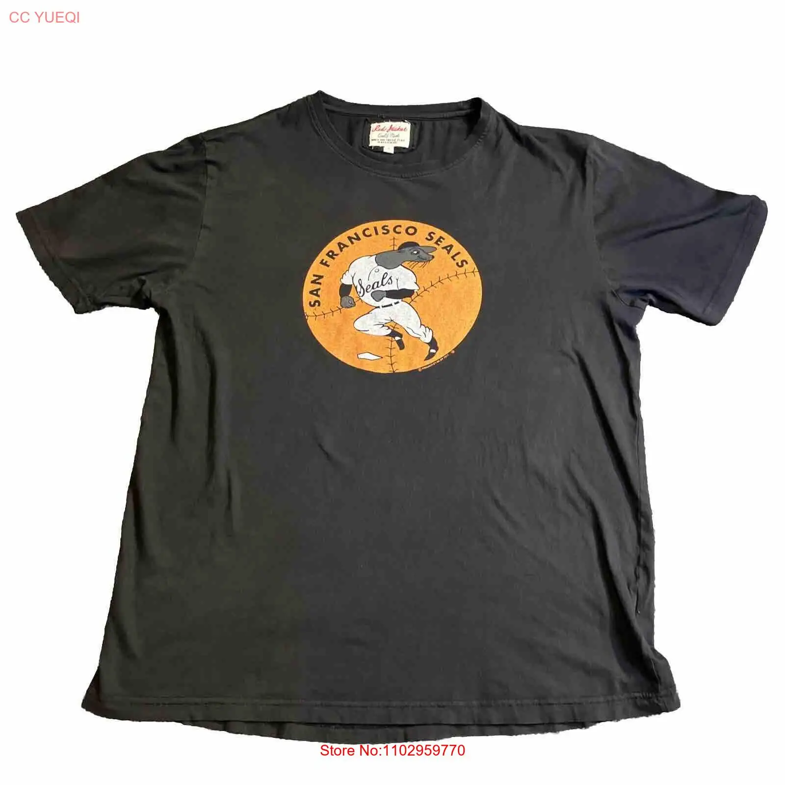 Мужская Бейсбольная Футболка с логотипом Сан-Франциско