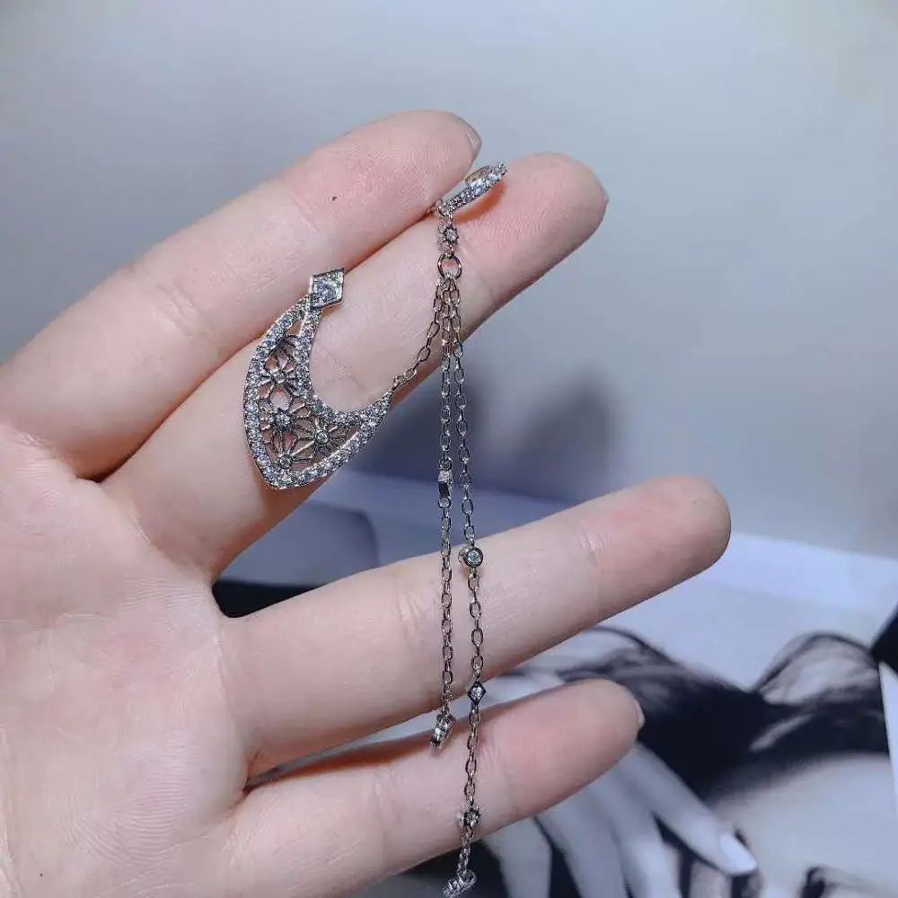 

Fashion Newest Design Luxury Cubic Zircon Earrings for Women Left/Right Ear Brincos Single Piece Party Gifts Bijoux Femme E-817