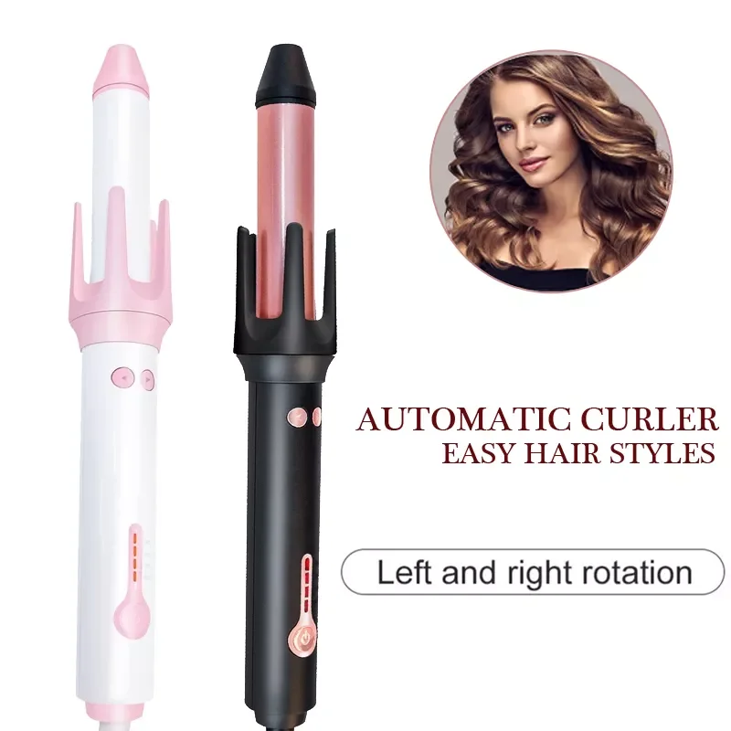 

NEW IN Automatic Curling Iron Rotating Hair Curler Professional Beach Wave Hair Rollers Curlers Hair Waver Styler Curling Wand