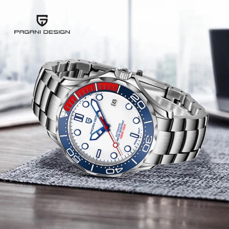 

PAGANI DESIGN 007 Series Top Brand Luxury Men Mechanical Wristwatches Automatic Men's Watch Sapphire Japan NH35A 100M Waterproof