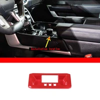 for 2022 2023 toyota tundra abs carbon fiber car styling car central control driving mode button decorative frame auto parts