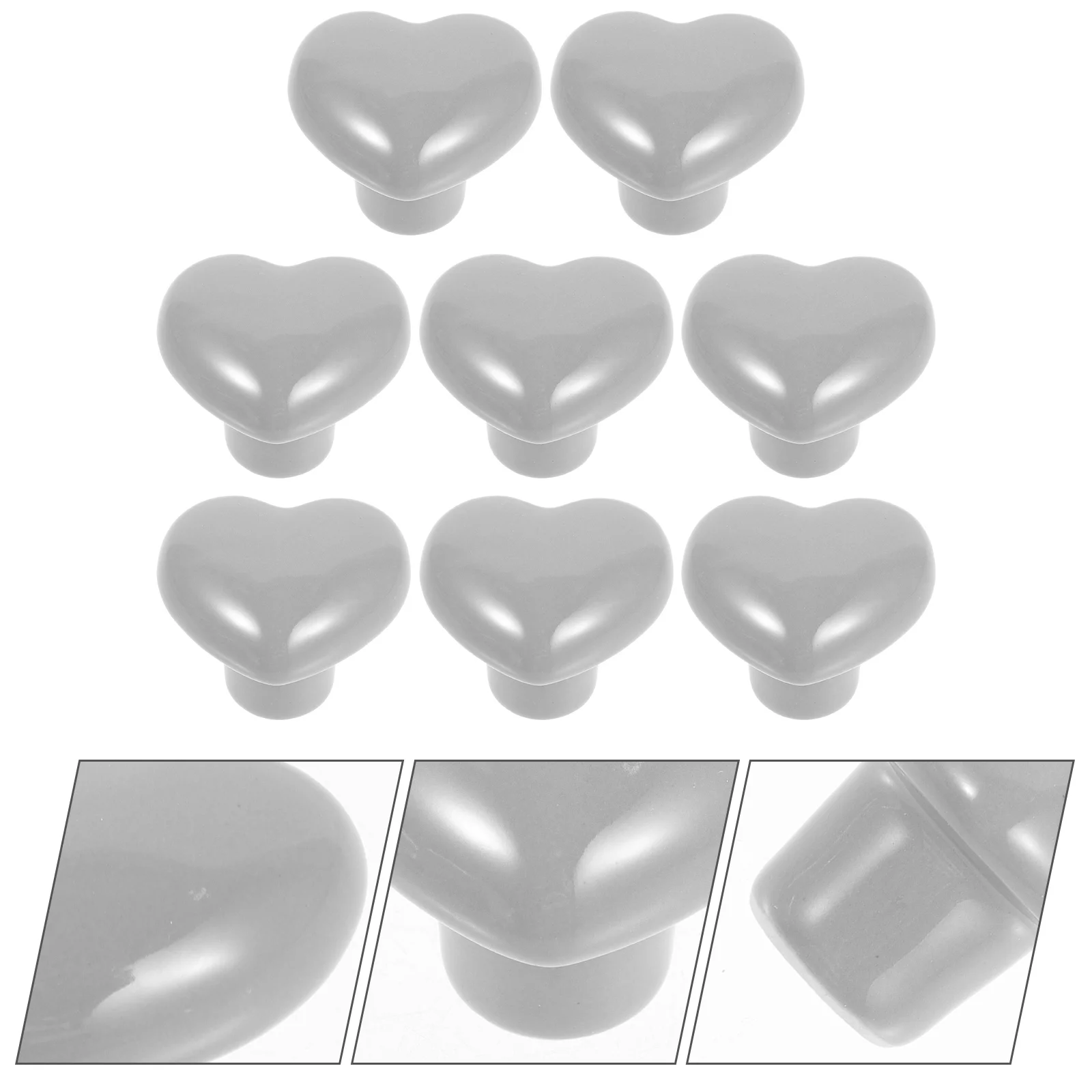 

8 Pcs Closet Door Knob Cabinet Pulls Dresser Knobs Cabinets Drawers Kitchen Wardrobe