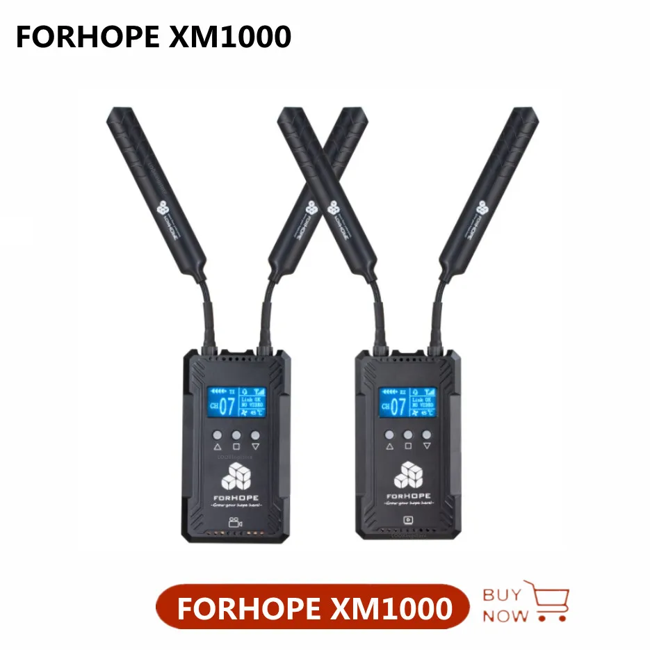Система беспроводной передачи видео FORHOPE XM1000, совместимая с HDMI, поддержка полнодуплексного приемника-передатчика, передача 300 м