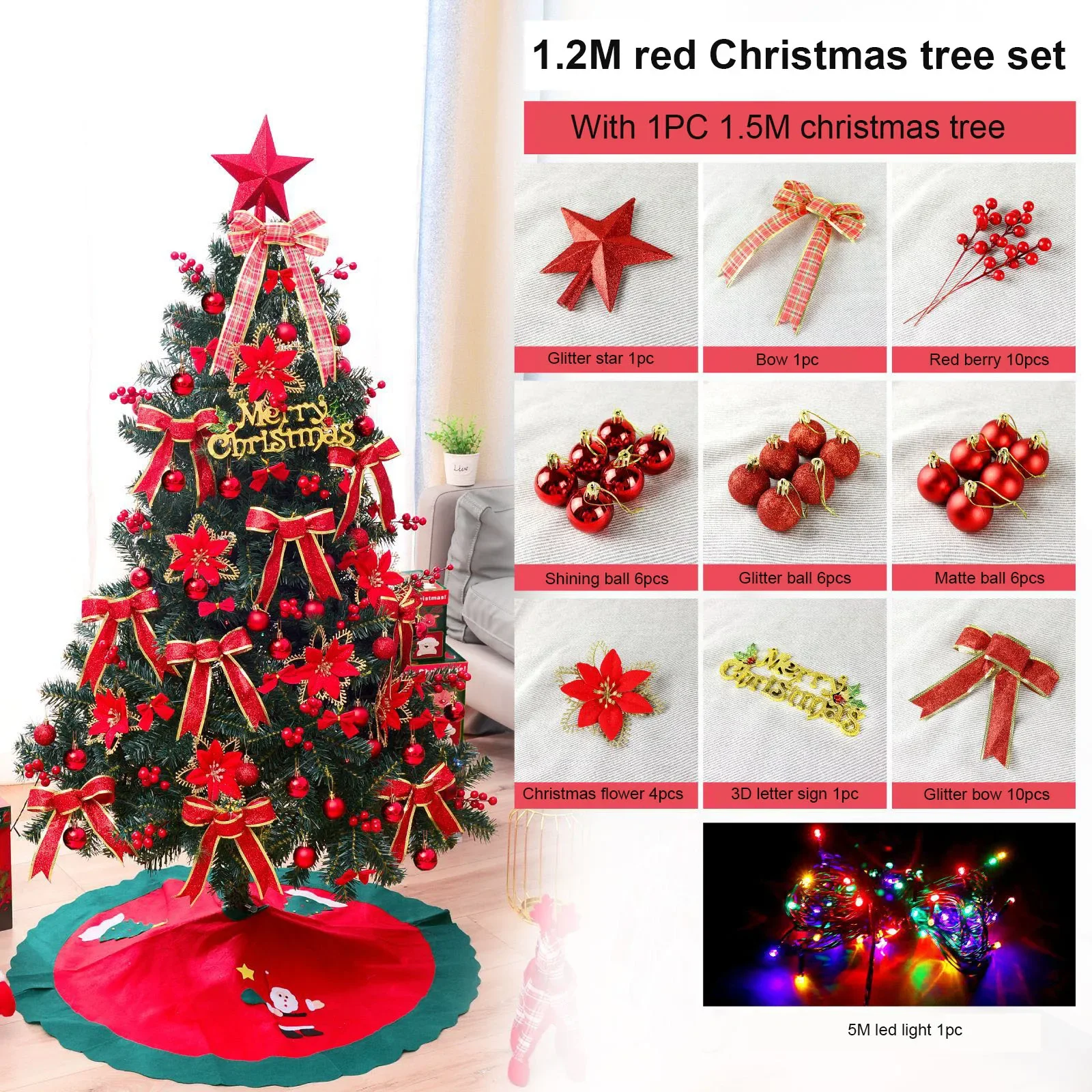 Лидер продаж украшенные 20 футов 30 40 50 гигантские уличные рождественские елки со