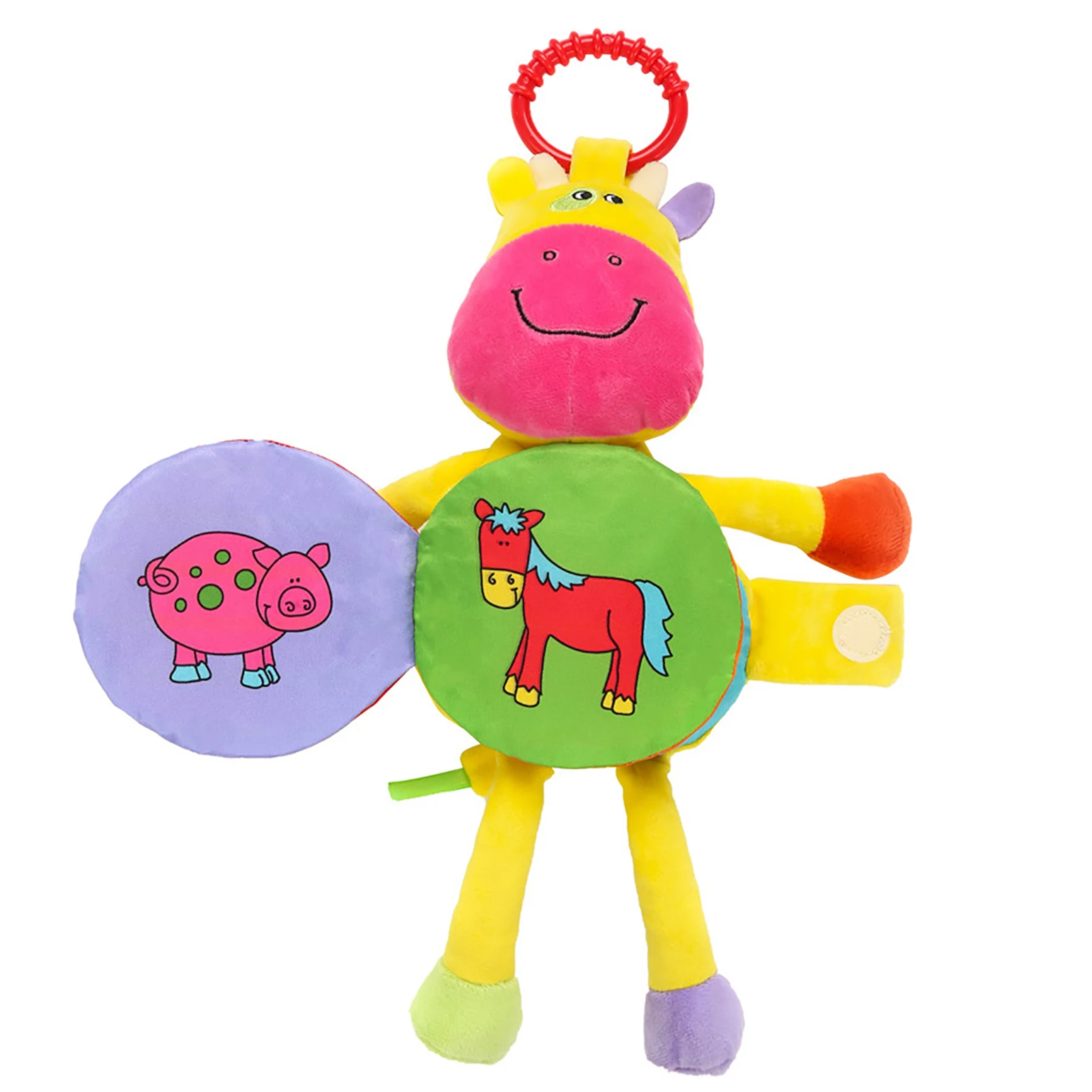 

Hand Puppet Fabric Books Newborn Baby Educational Cloth Book Kids Early Learning Develop Cognize Reading Puzzle Book Toys