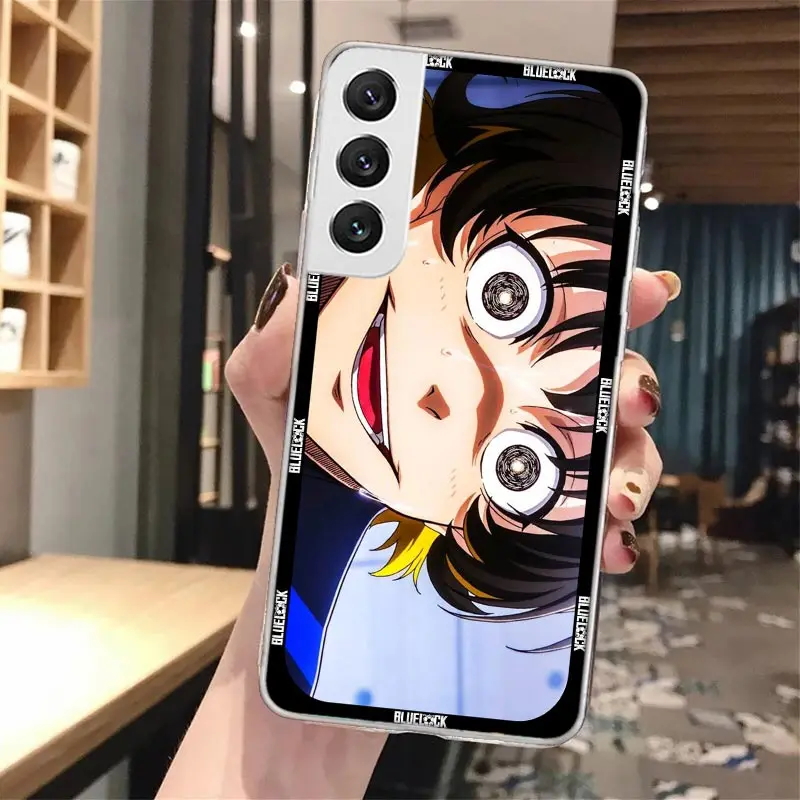 Японский аниме синий замок мягкий чехол для телефона Samsung Galaxy S24 S23 S22 Ultra S21 Plus S20 FE