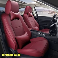 luxury custom car seat covers for mazda select cx 30 2020 year newest design leather car seat protection auto accessories sets