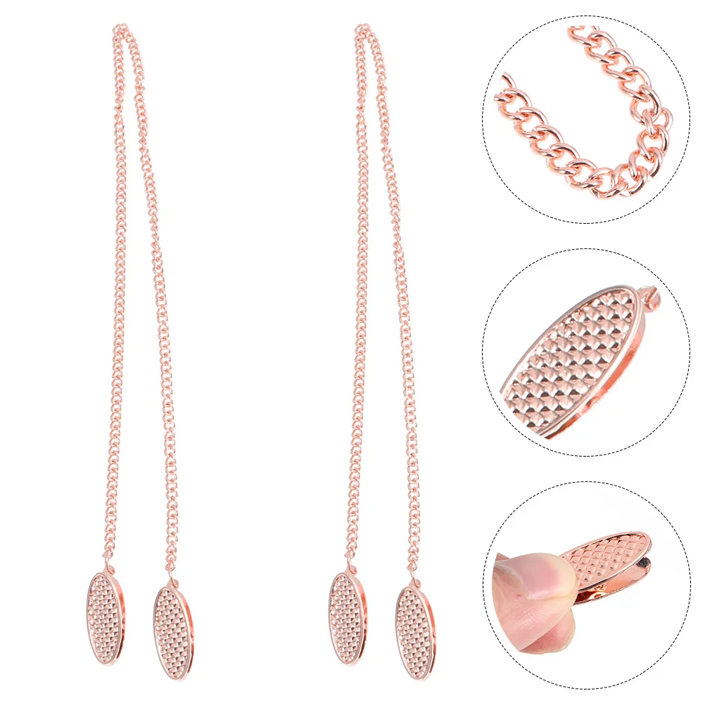 

Clips Napkin Bib Holder Chainadjustable Utensilparty Clip Fixing Holders Ropes Chains Neck Lanyard Towel Bibsflexible Alloy
