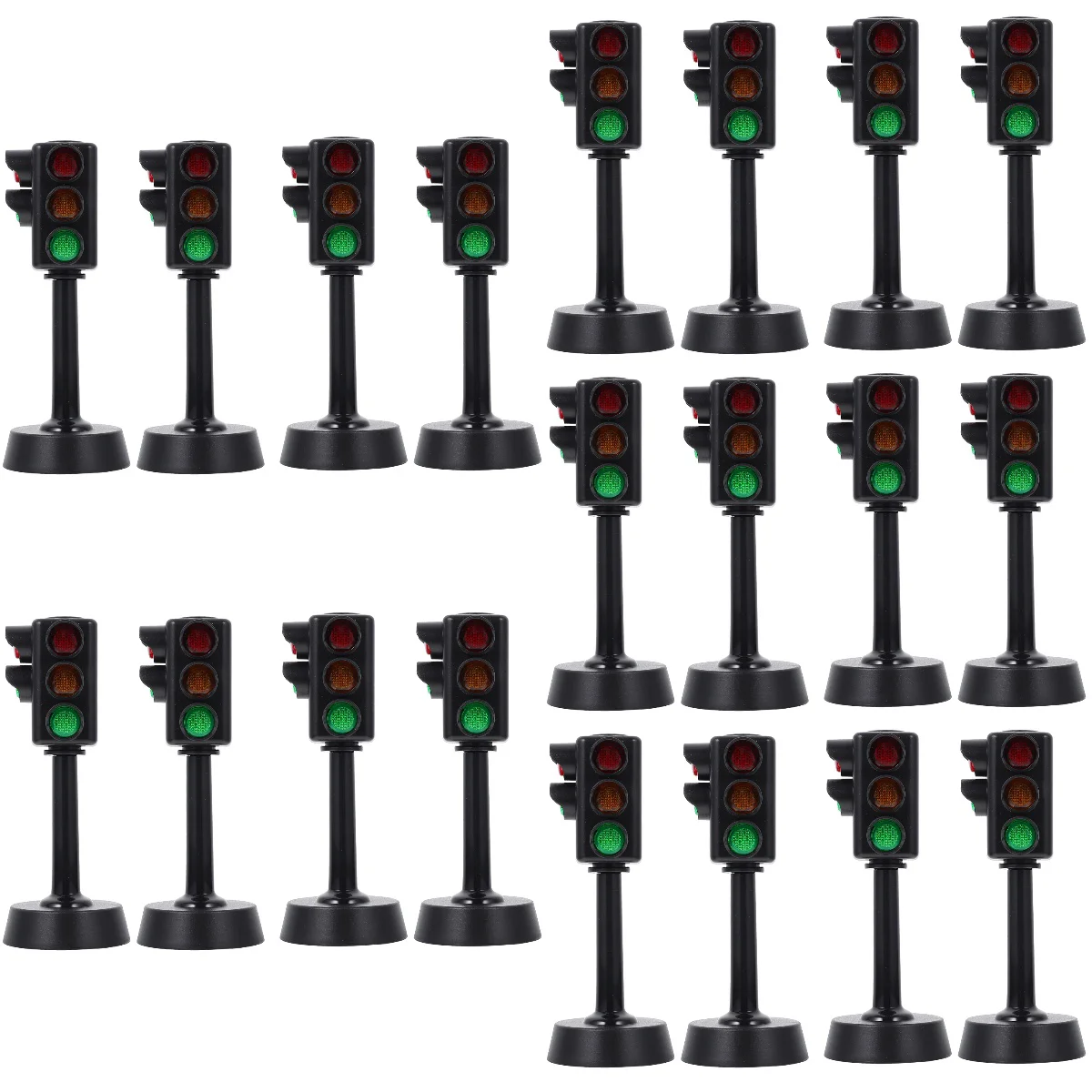 

20 pcs Mini Traffic Traffic Models Traffic Lamp Decor