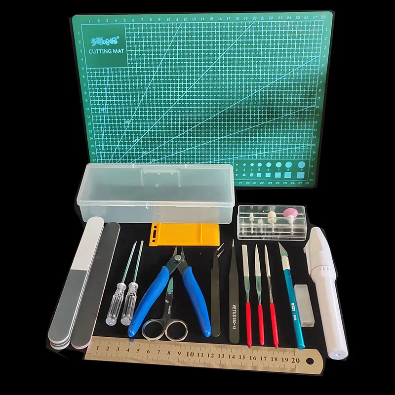 S Scissors Pen Knife Tweezers Electric Sander A4 Mat