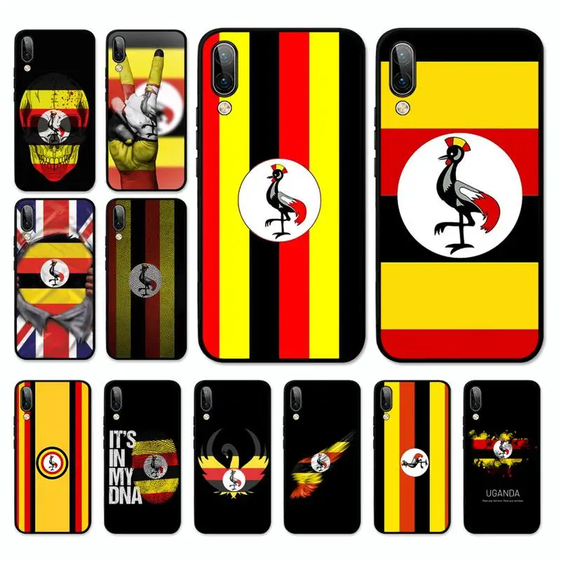 

Uganda Flag Map Phone Case For Oppo A9 A7 A3s A1k Realme 6 5 Pro C3 Reno 2 Z Vivo Y91 C Y81 Y67 Y51 Y17 Cover