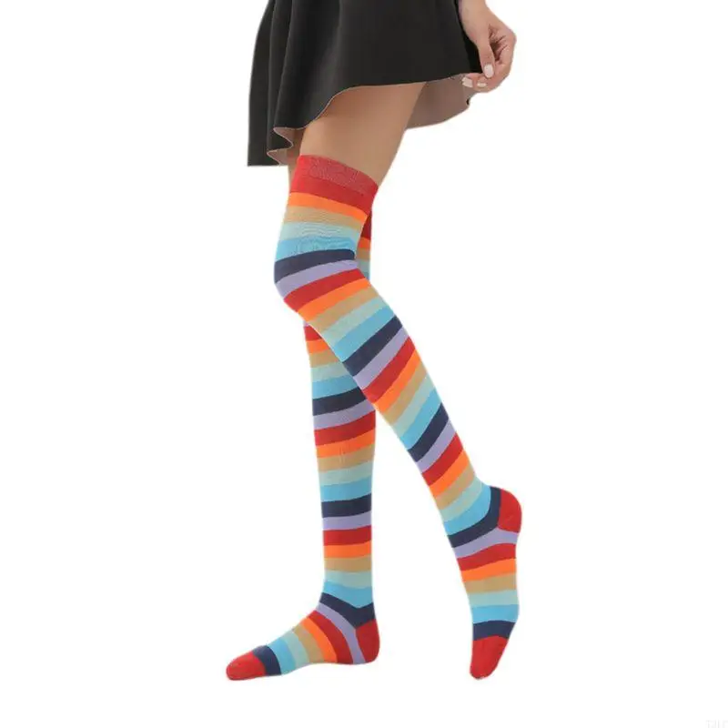 T3LC Women Girls Fancy Rainbo